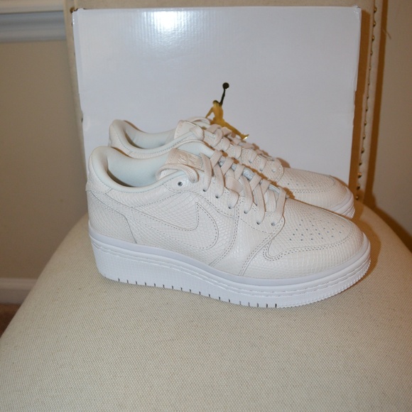 Nike Shoes - NEW Nike Air Jordan 1 RE Low Lifted White 8